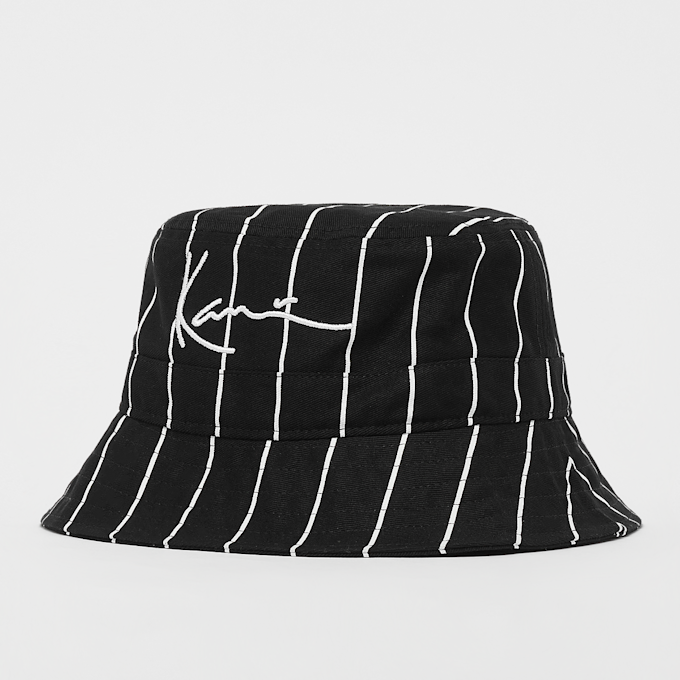Karl Kani Signature Pinstripe Bucket Hat preto 1160 1
