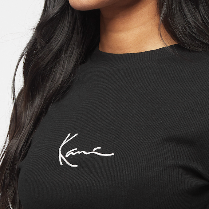 Karl Kani Small Signature Rib Long Sleeve schwarz 1164 3