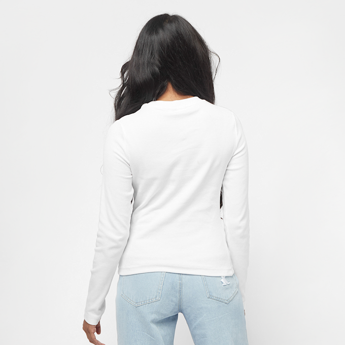 Karl Kani Small Signature Rib Long Sleeve blanco 1165 2