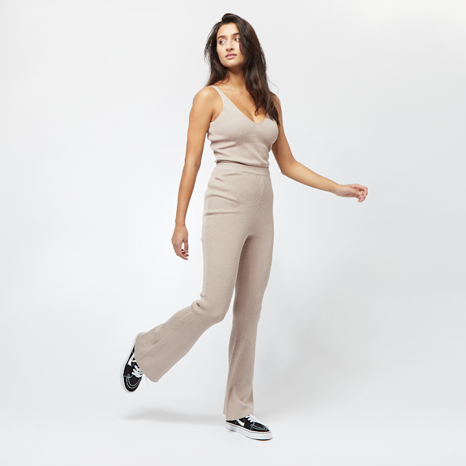 Urban Classics Ladies Rib Knit Top bež 1298 4