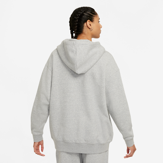 Nike Sportswear Essential Collection Women's Oversized Fleece Hoodie szary 1420 2