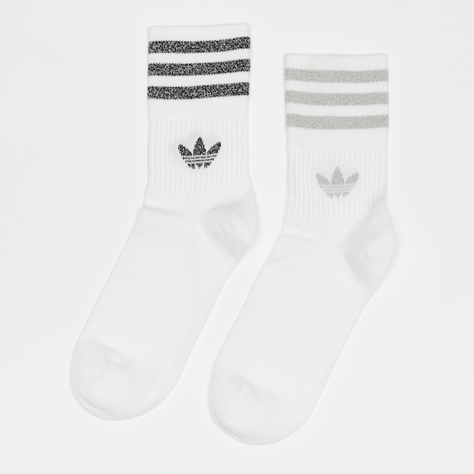adidas Originals 2 PACK - Glitzer Crew Socken weiß 1485 1
