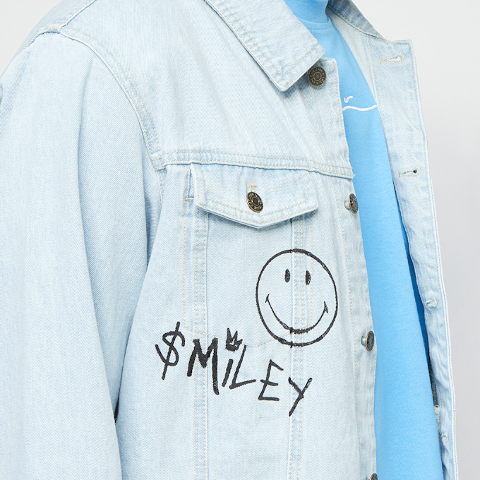 Karl Kani Retro Scribble Smiley® Denim Jacket azul 6168 6