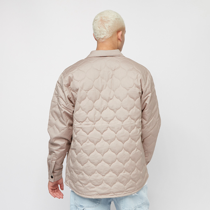 Karl Kani Chest Signature Quilted Shirt beige 6239 2