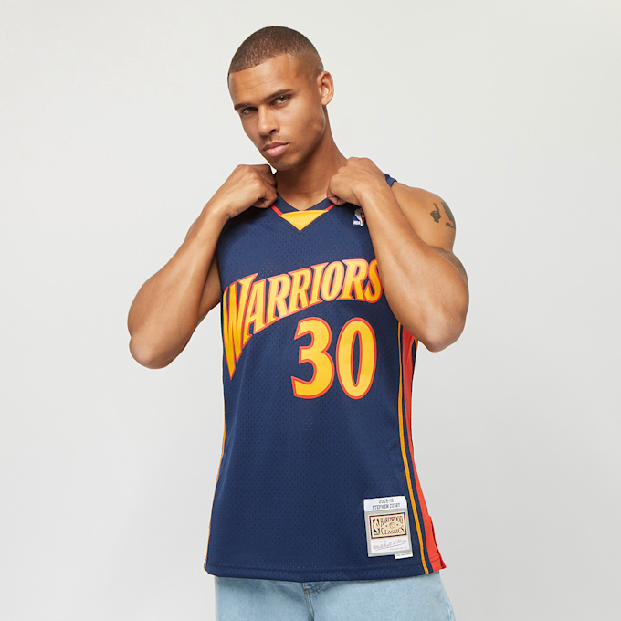Mitchell & Ness NBA Swingman Jersey Golden State Warriors 2009-10 Stephen Curry blauw 6890 1