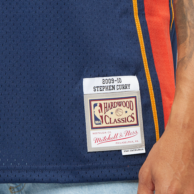Mitchell & Ness NBA Swingman Jersey Golden State Warriors 2009-10 Stephen Curry blauw 6890 4