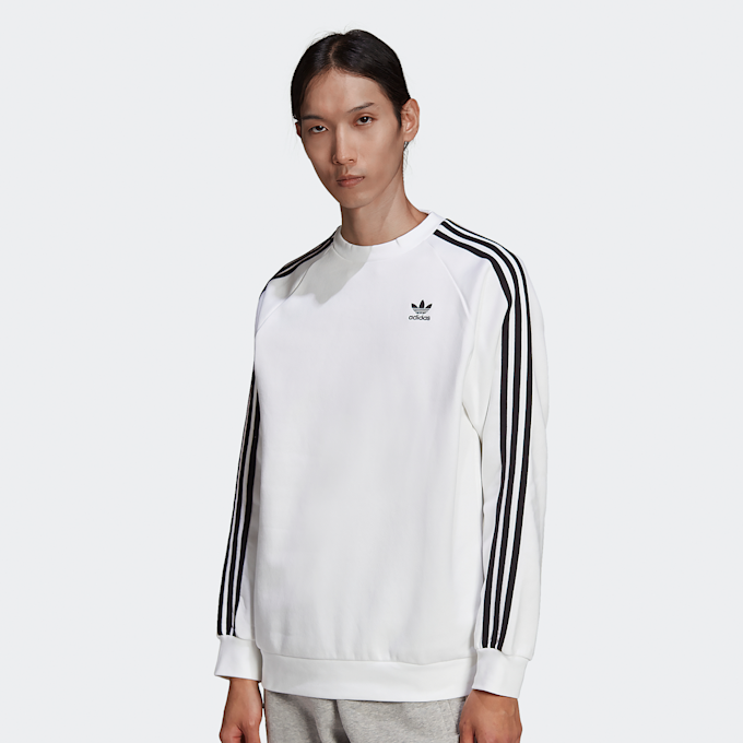 adidas Originals adicolor 3-Stripes Fleece Sweatshirt wit 7234 1