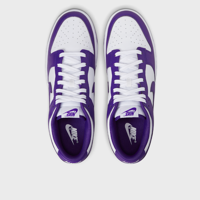 Nike Dunk Low Retro white/court purple/team orange Weiss 7335 6