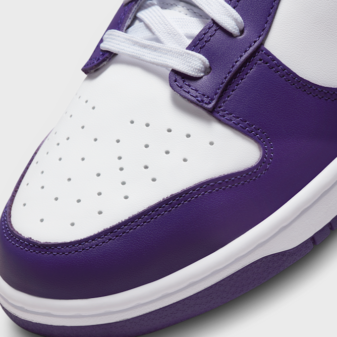 Nike Dunk Low Retro white/court purple/team orange Weiss 7335 7