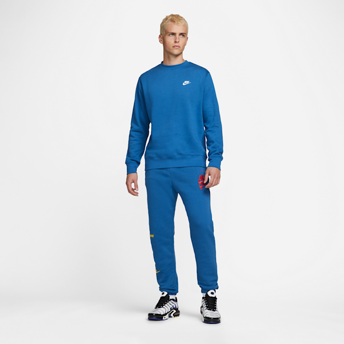 Nike Sportswear Club Fleece Crew blau 7400 4