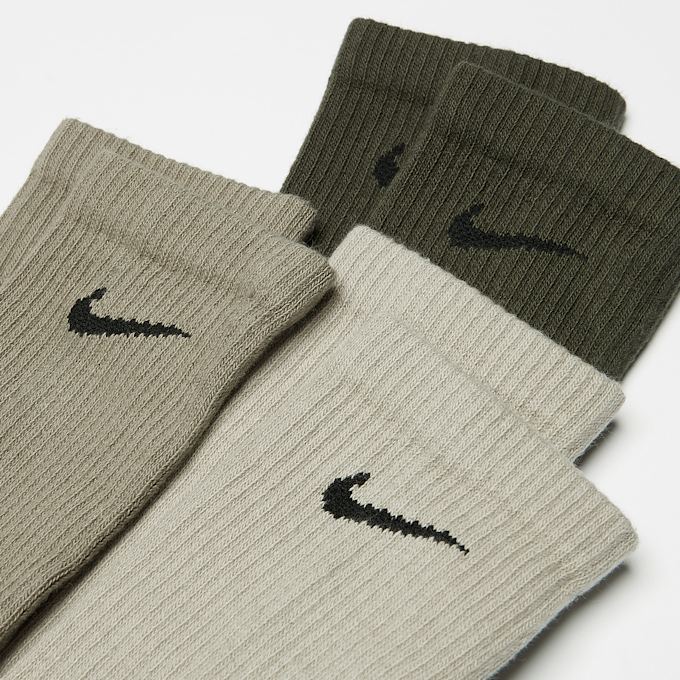 Nike 3 PACK - Everyday Plus Cushioned bež 7461 2