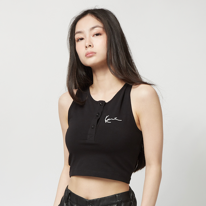 Karl Kani Chest Signature Crop Top preto 8039 1