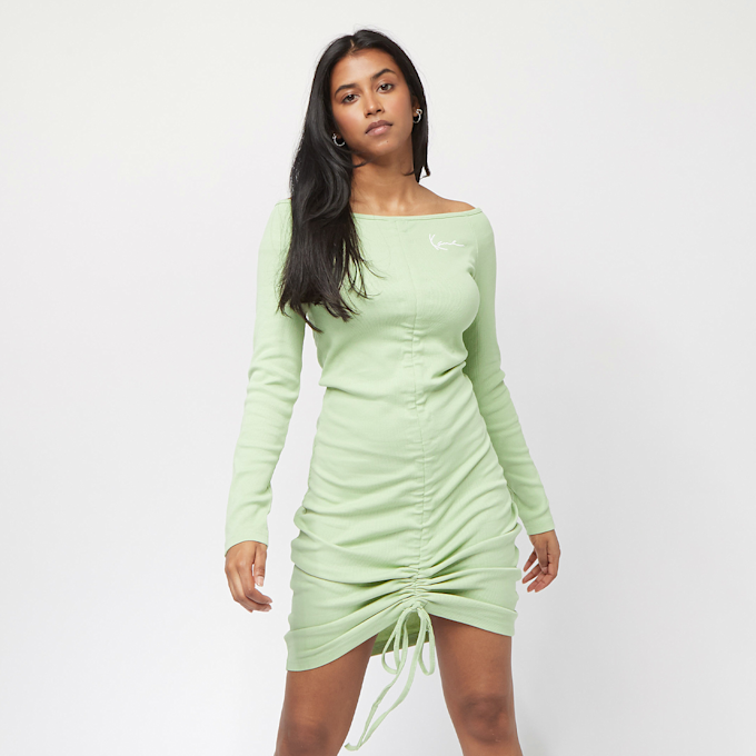 Karl Kani Chest Signature Gathered Off Shoulderless grün 8063 1