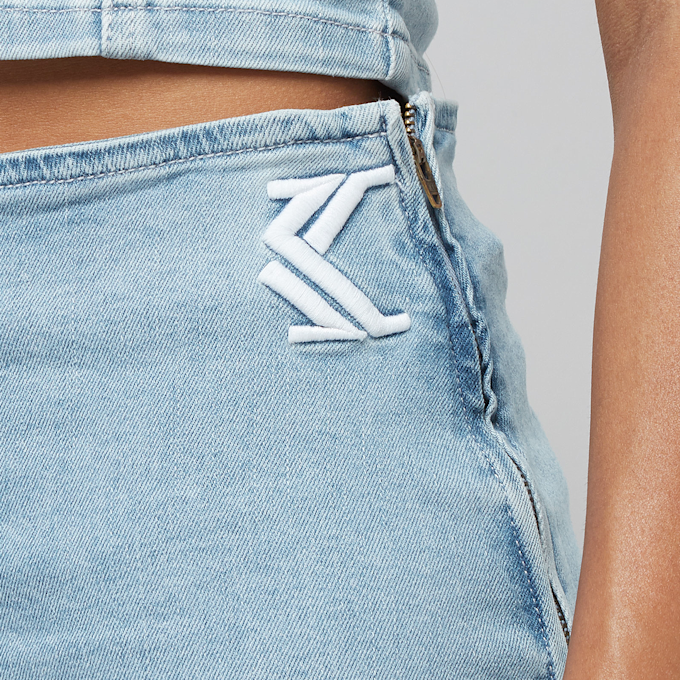 Karl Kani Original Denim Skirt blau 8160 3