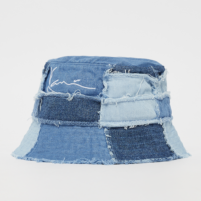 Karl Kani Signature Block Denim Bucket Hat blue bleu 8192 1