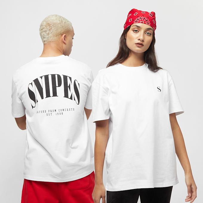 SNIPES College Tee M burgundy bijela 3435 1