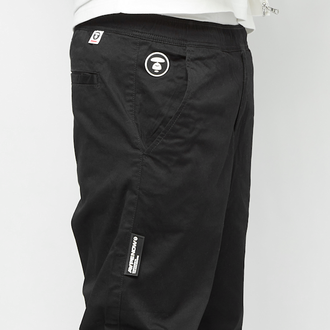 Aape Woven Pants zwart 3808 3