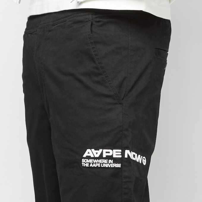Aape Woven Pants zwart 3808 5