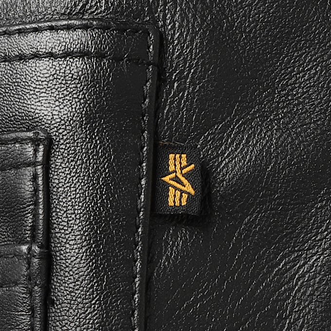 Alpha Industries MA-1 Leather LW II negro 4894 6
