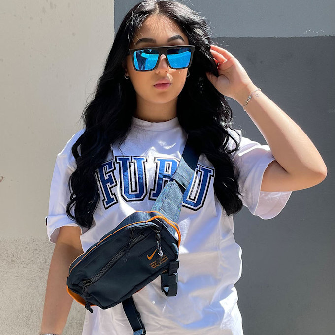 SNIPES Unisex Sunglasses - black, blue preto 4897 3