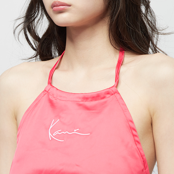 Karl Kani Small Signature Satin Top rosa 5685 3