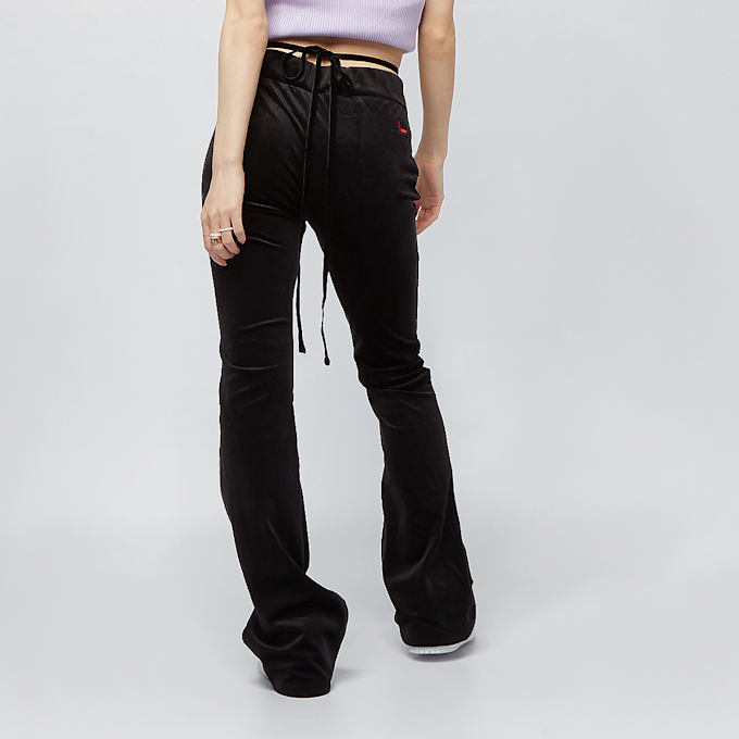 FUBU Signature Velours Flared Leggings czarny 9232 2