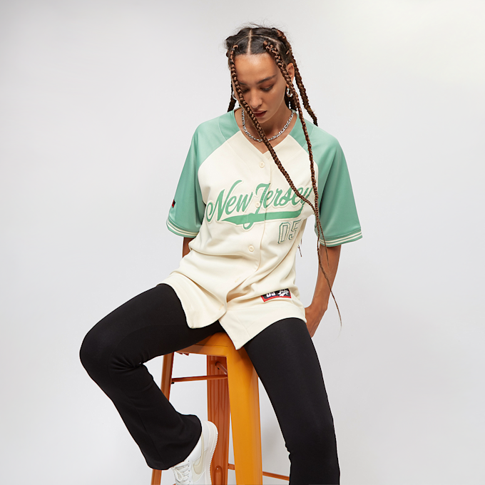 FUBU New Jersey Baseball Jersey branco 9248 1