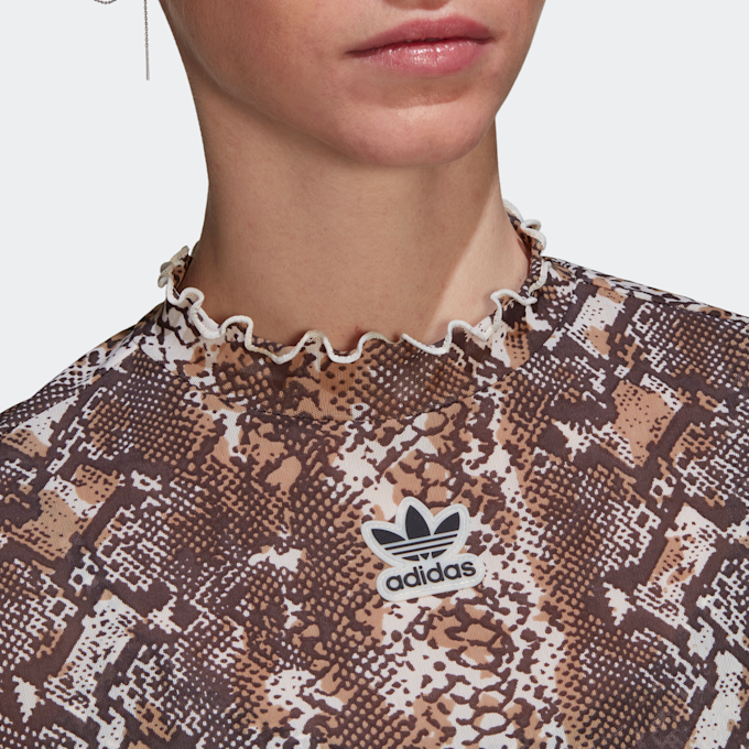 adidas Originals Summer Rave Snake Mesh Longsleeve weiß 9485 3