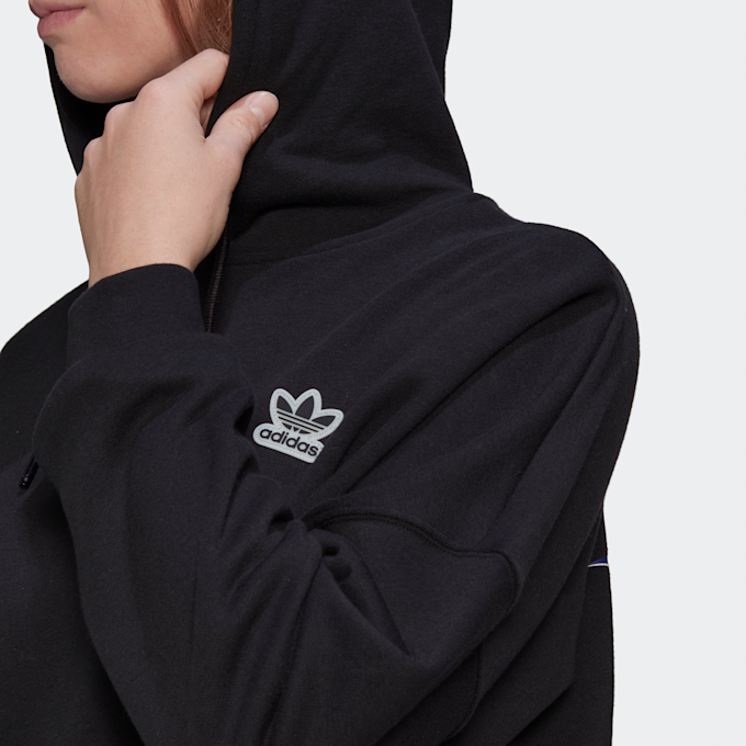 adidas Originals Summer Rave Cropped Hoodie schwarz 9486 3