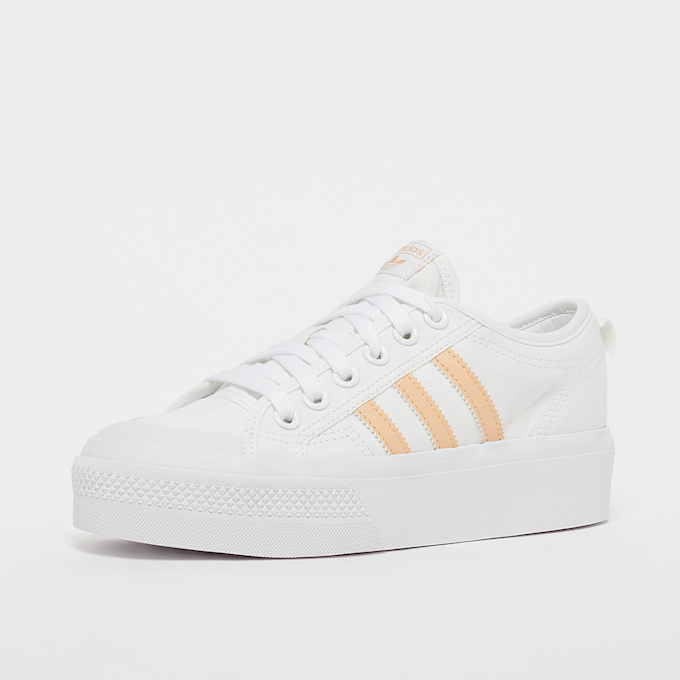 adidas Originals Sneakersy Platform Nizza Mid Recycled biały 9574 2