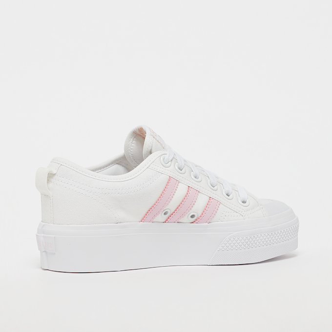 adidas Originals Sneakersy Platform Nizza Mid Recycled biały 9574 3