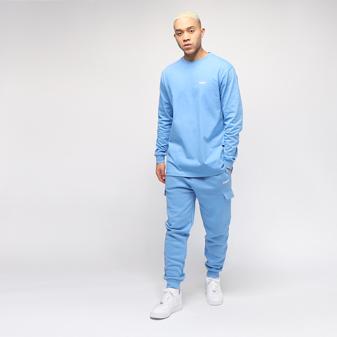 SNIPES Small Logo Essential Slim Sweat Cargo Pants bleu 9637 7