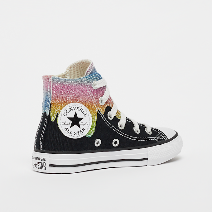 Converse Chuck Taylor All Star Glitter Drip (PS) czarny 9717 3