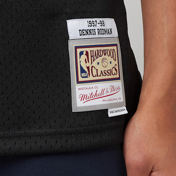 Mitchell & Ness NBA Swingman Alternate Jersey Chicago Bulls 1997-98 Dennis Rodman noir 10887 4