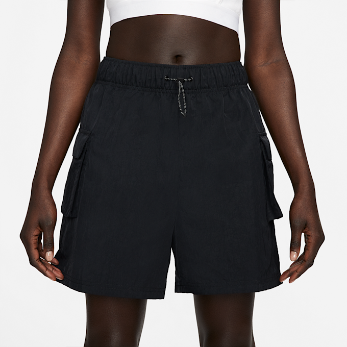 Nike Sportswear Essential Women's Woven High-Rise Shorts negro 10893 2