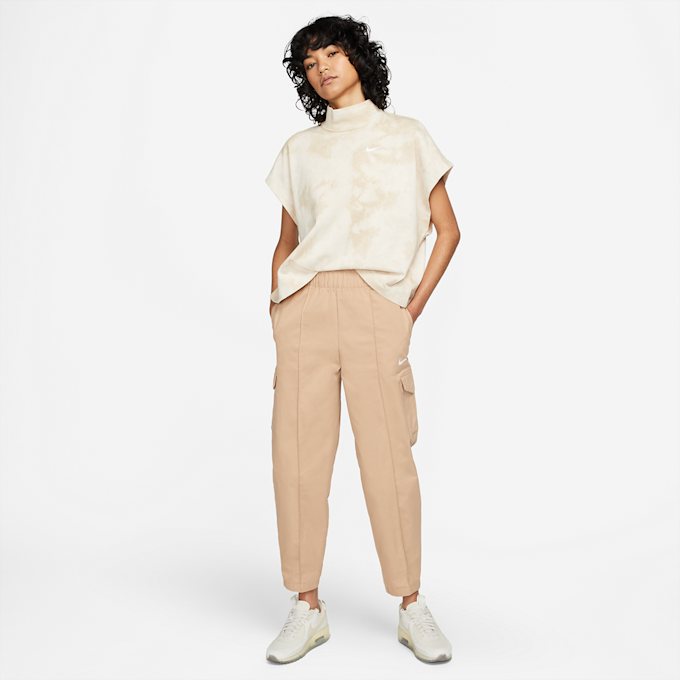 Nike   Sportswear Women's Washed Jersey Top beige 11011 4