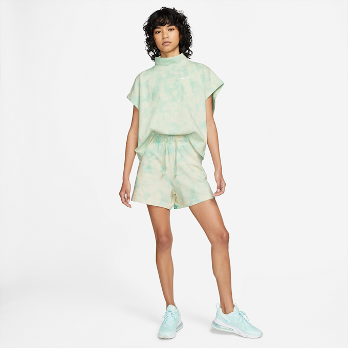 Nike Sportswear Women's Washed Jersey Top groen 11012 4