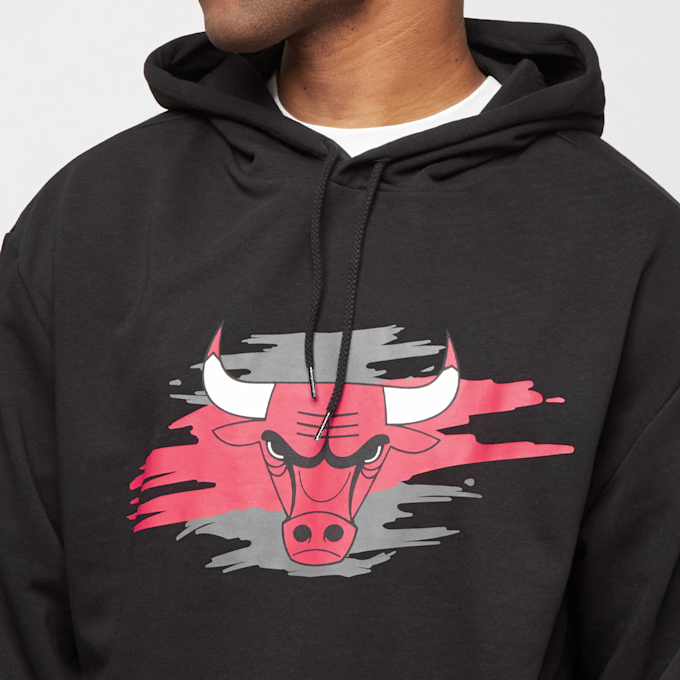 New Era NBA Chicago Bulls Ripped Logo Oversized Hoody crna 11251 3