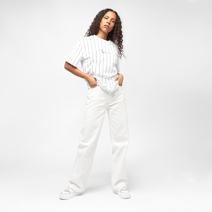 Karl Kani Small Signature Essential Pinstripe OS Tee bijela 11556 4