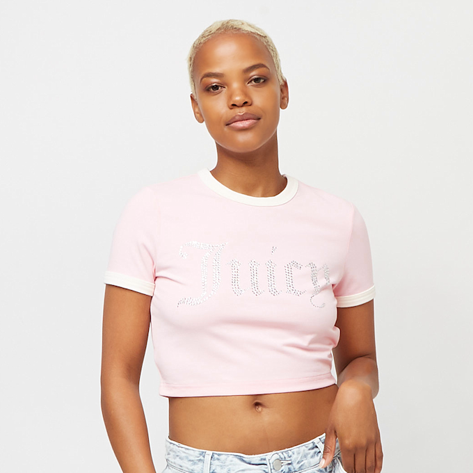 Juicy Couture Contrast Ringer Sophie różowy 11643 1