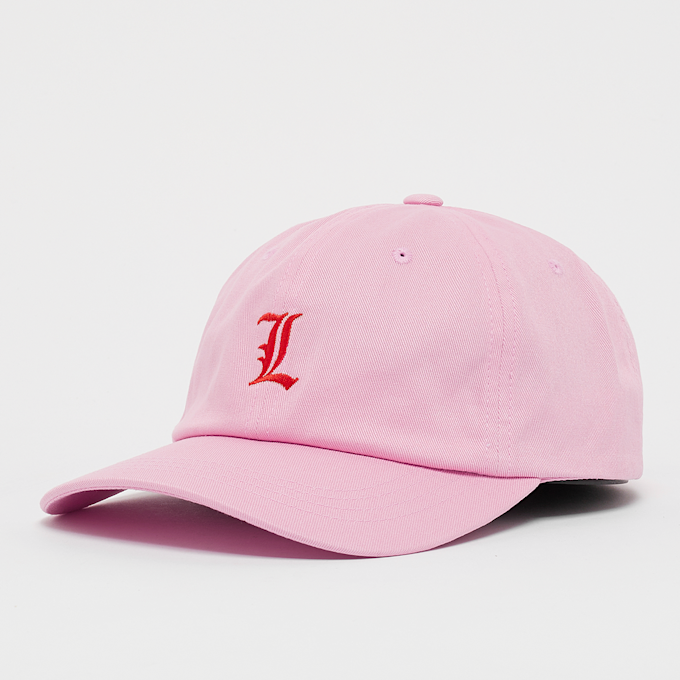 Mister Tee Letter L Pink Low Profile Cap rose 11821 1