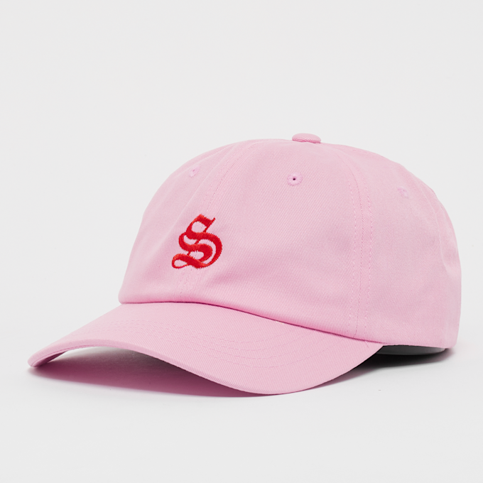 Mister Tee Letter S Pink Low Profile Cap lichtroze 11824 1