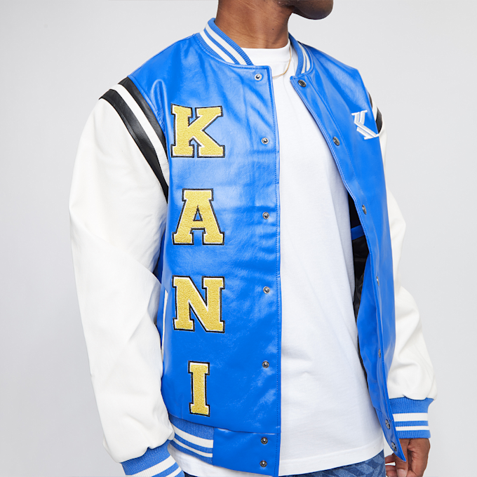 Karl Kani OG Smiley College Jacket bleu 11844 4