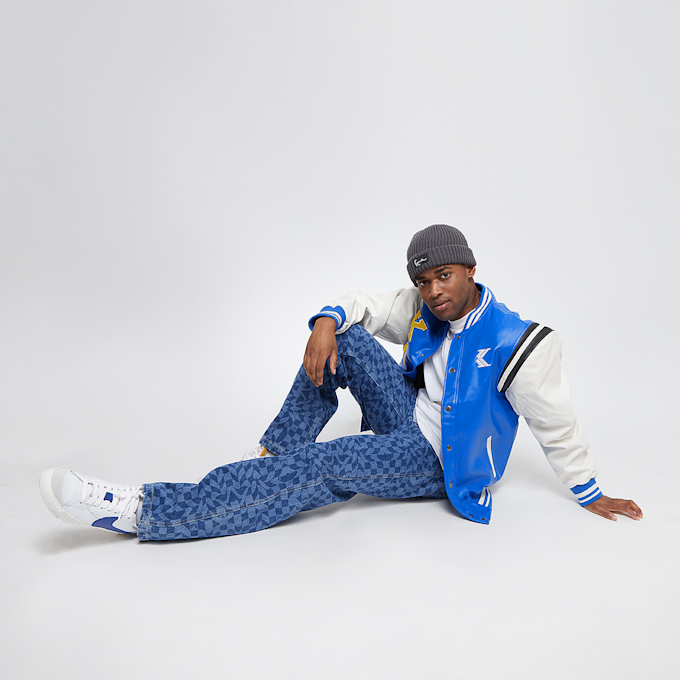 Karl Kani OG Smiley College Jacket bleu 11844 6