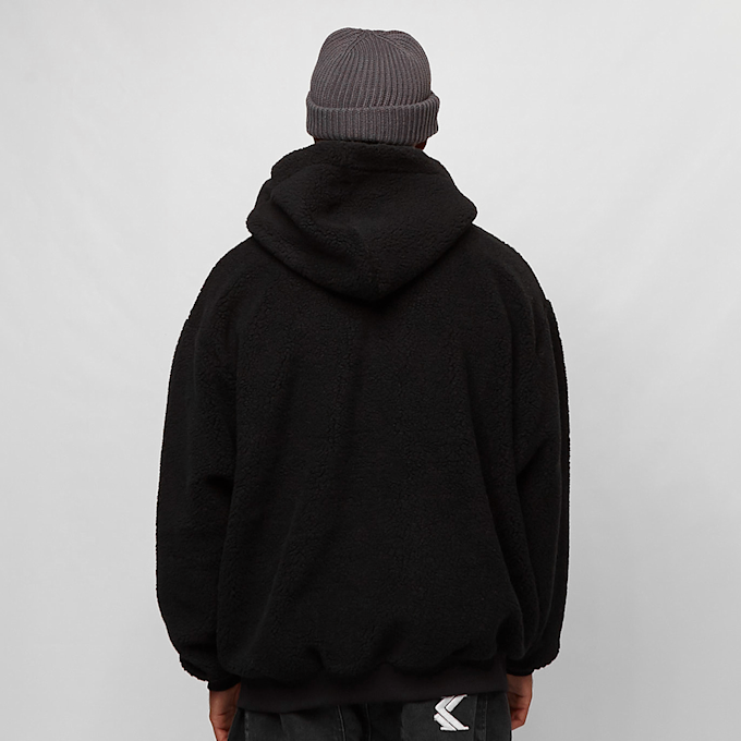 Karl Kani Varsity OS Teddy Zip Hoodie negro 11860 2