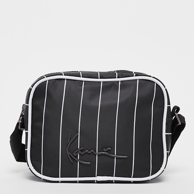 Karl Kani Signature Pinstripe Messenger Bag noir 11867 1