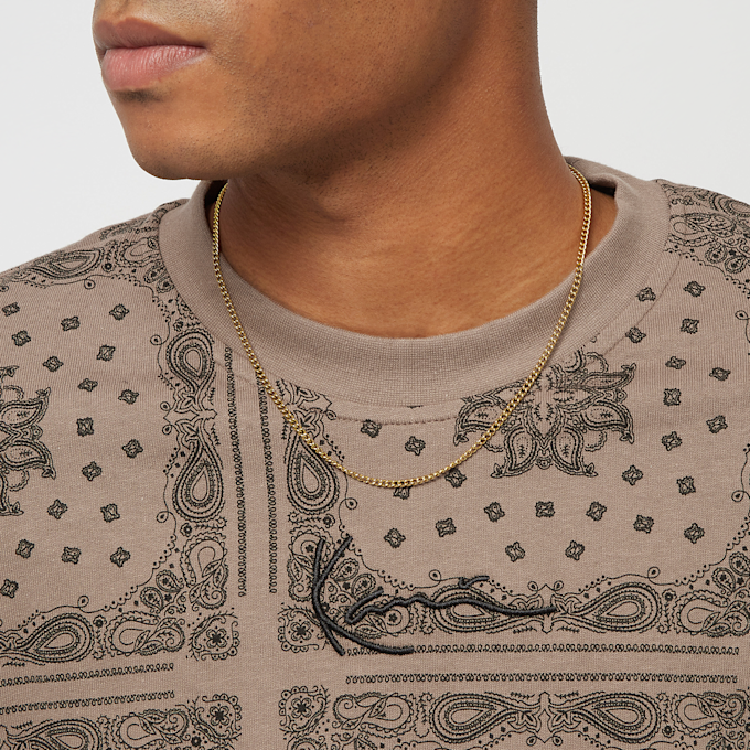 Karl Kani Small Signature Paisley Tee grijs 11877 3