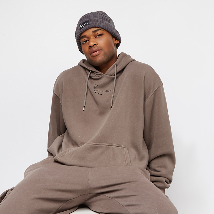 Karl Kani Small Signature Destroyed Hoodie grau 11882 1