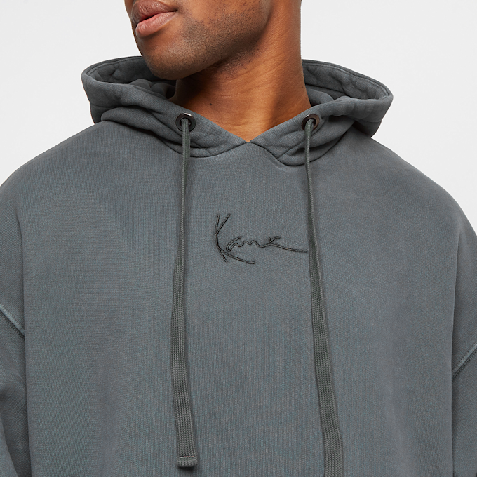 Karl Kani Small Signature OS Washed Heavy Sweat Eagle Hoodie zwart 11897 4