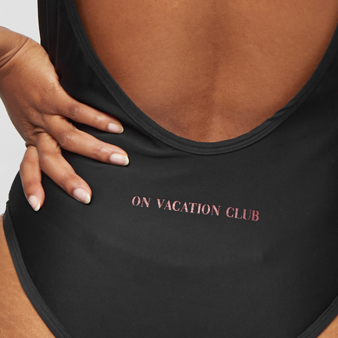 On Vacation Palms Sports Swimsuit crna 11917 4